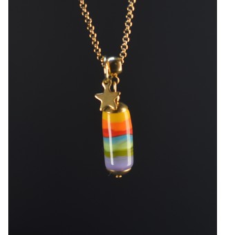 Collier multicolore en...