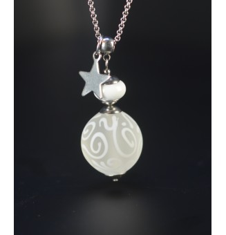 Collier Long Perle Dépolie...