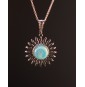Collier Soleil BLEU CLAIR...