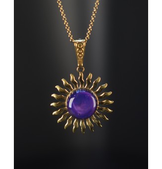 Collier Soleil VIOLET en...