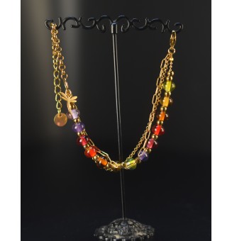 Bracelet Multirangs Doré &...