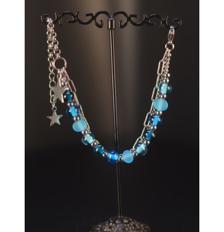 Bracelet Multirangs Doré &...