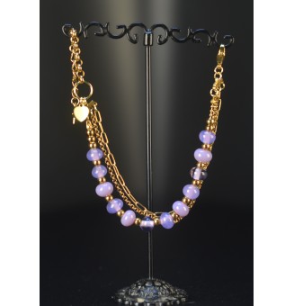 Bracelet Multirangs Doré &...