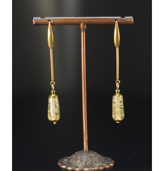 Boucles d’oreilles ivoire –...