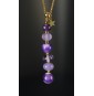 Collier violet Élégance –...