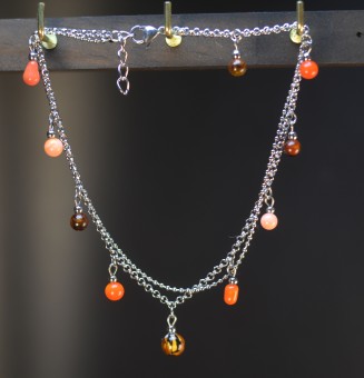 Bracelet de cheville double...