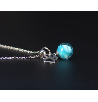 Collier court bleu 2 TONS –...