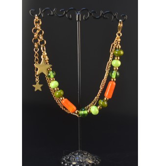 Bracelet Multirangs Doré &...