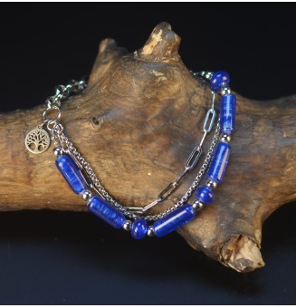 Bracelet multi-rangs BLEU...