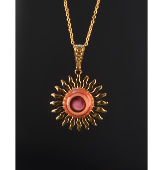 Collier Soleil – Cabochon...