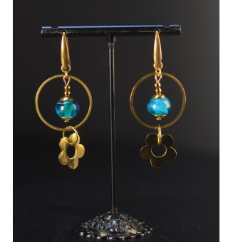 Boucles d'oreilles créoles...