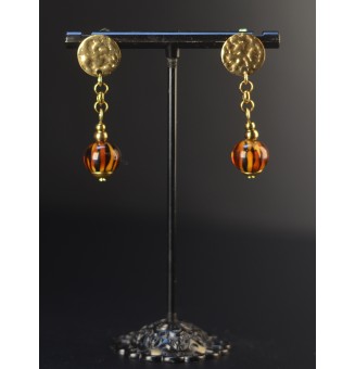 Boucles d'oreilles léopard...