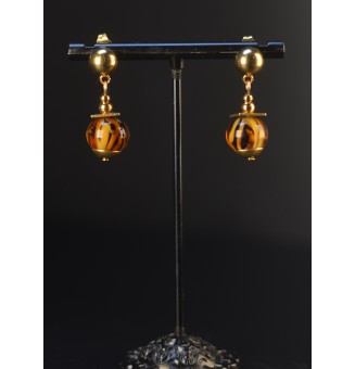 Boucles d'oreilles léopard...