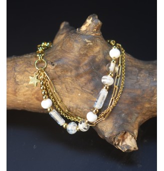 Bracelet Multirangs  &...