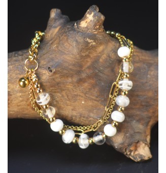 Bracelet Multirangs  &...