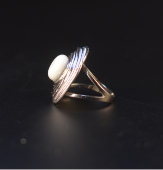 Bague en Verre Filé au...