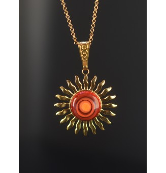 Collier Soleil – Verre Filé...