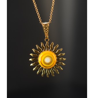 Collier Soleil – Verre Filé...