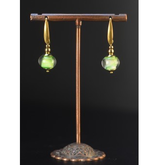 Boucles d’oreilles Vert...