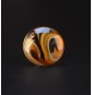bague noir caramel
