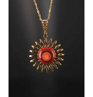 Collier Soleil – Cabochon...