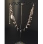 Bracelet multirangs noir en...