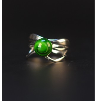 Bague vert rosetta triple...