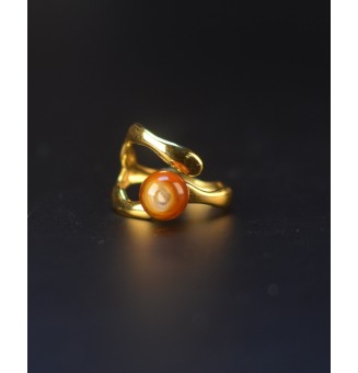 Bague dégradé ambré...