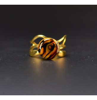 Bague Léopard triple anneau...