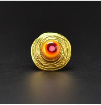 Bague en Verre Filé au...
