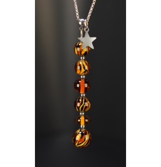 Collier long artisanal...