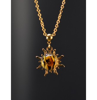 Collier court Soleil...