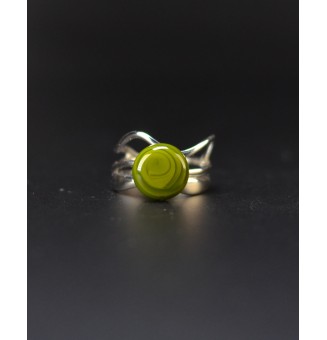 Bague vert grotte triple...