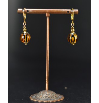 Boucles d’oreilles Léopard...