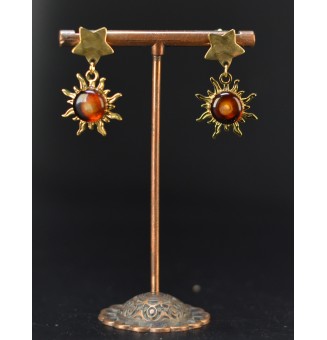 Boucles d’oreilles Soleil...