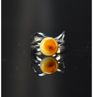 Bague triple argentée avec...