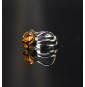 Bague léopard en verre filé...