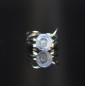 Bague triple argentée avec...