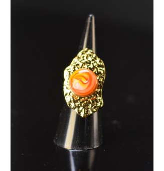 Bague réglable dorée...