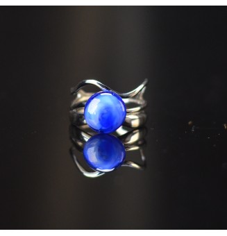 Bague triple argentée avec...