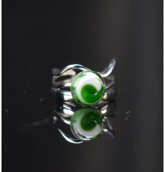Bague triple argentée avec...