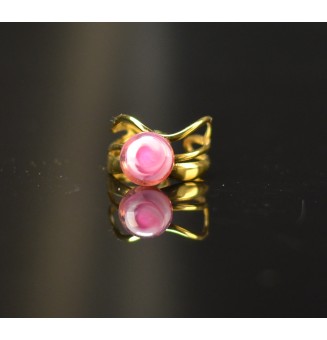 Bague triple dorée avec...