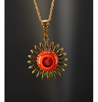 Collier Soleil – Cabochon...