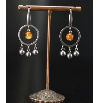 Boucles d'oreilles longues...