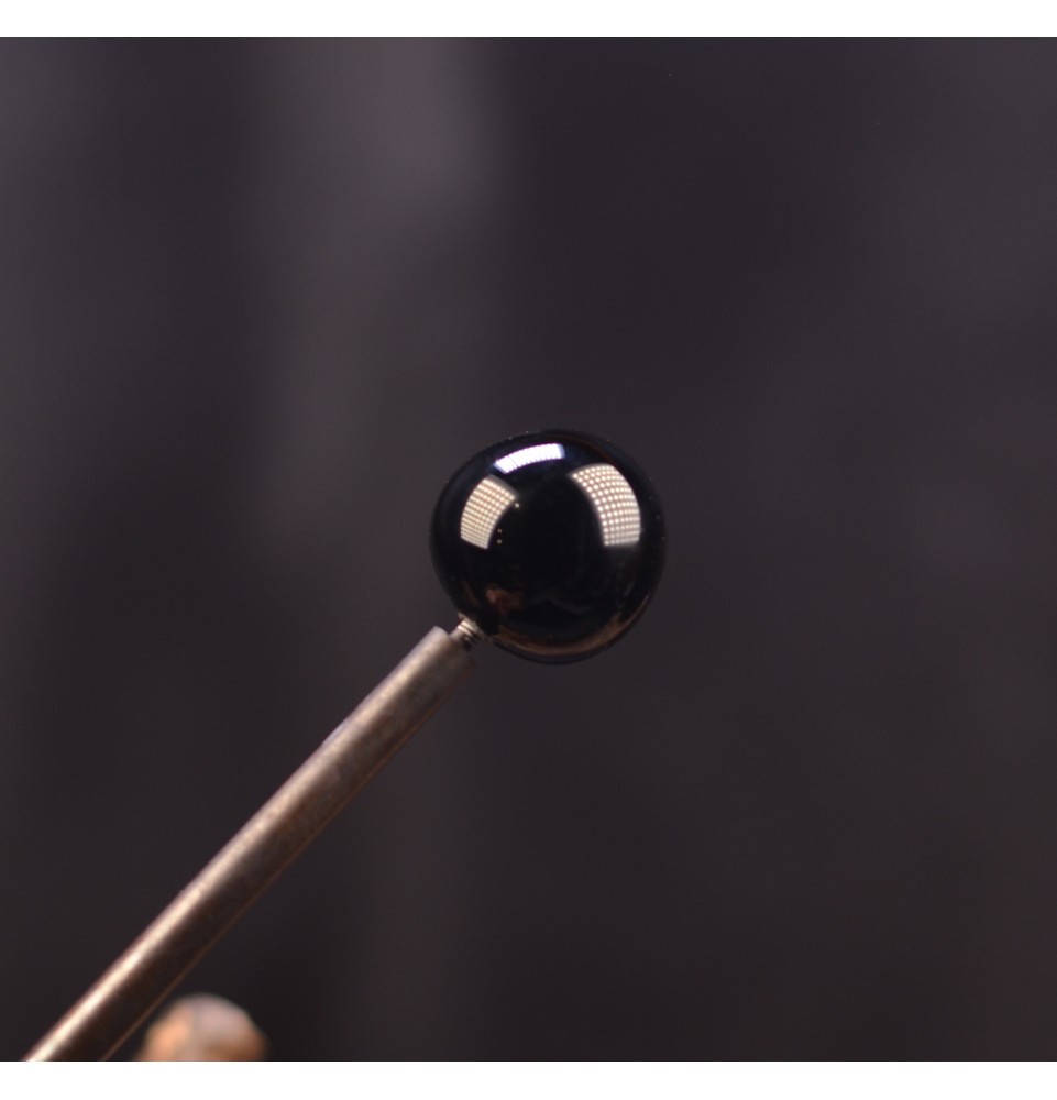 Perle à visser pour collier 2 cm de diametre (support non fourni)
