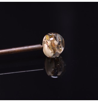 Perle à visser pour collier 2.10 cm de diametre (support non fourni)