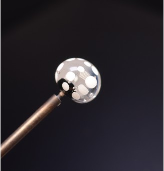 Perle à visser pour collier 2.15 cm de diametre (support non fourni)