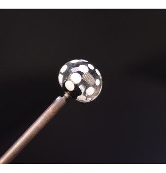 Perle à visser pour collier 2.15 cm de diametre (support non fourni)