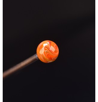 Perle à visser pour collier 1.7 cm de diametre (support non fourni)