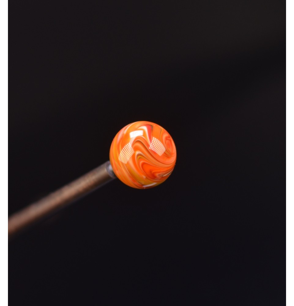 Perle à visser pour collier 1.7 cm de diametre (support non fourni)